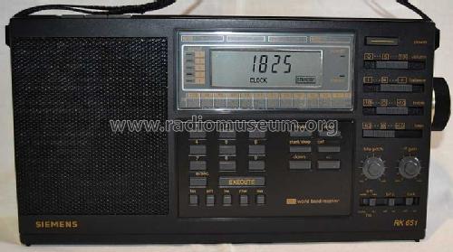 World Band Receiver RK651; Siemens & Halske, - (ID = 1455744) Radio