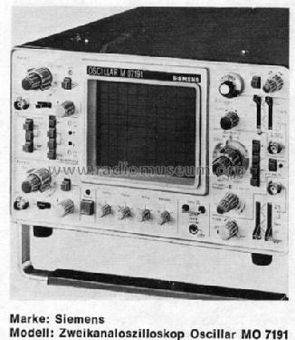 Zweikanaloszilloskop Oscillar MO-7191; Siemens & Halske, - (ID = 879478) Equipment