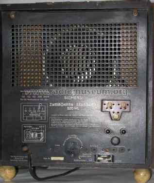 Zweiröhren Standard 520WL; Siemens & Halske, - (ID = 721895) Radio