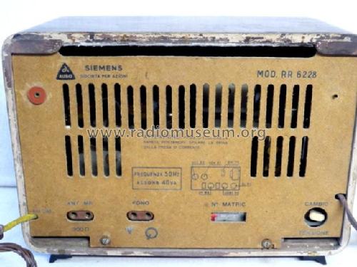 RR6228; Siemens Italia; (ID = 1775741) Radio