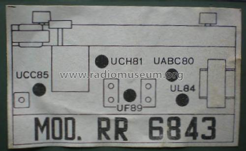 RR6843A/B; Siemens Italia; (ID = 937329) Radio