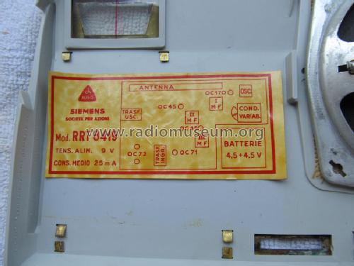 RRT8419; Siemens Italia; (ID = 1505855) Radio