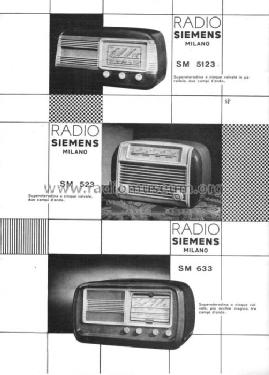 SM5123; Siemens Italia; (ID = 214111) Radio