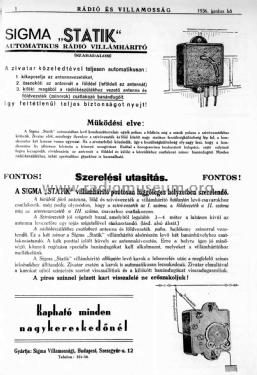 Sigma Statik ; Sigma; Budapest (ID = 2474933) Kit