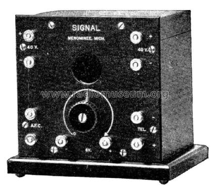 One Stage Audio Amplifier No. 81; Signal Electric Mfg. (ID = 1148069) Ampl/Mixer
