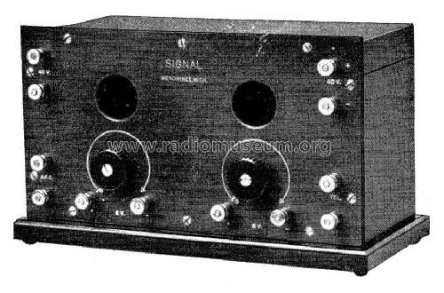 Two Stage Audio Amplifier No. 82; Signal Electric Mfg. (ID = 1148058) Ampl/Mixer