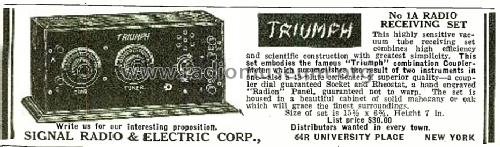 Triumph No 1A; Signal Radio & (ID = 1671865) Radio