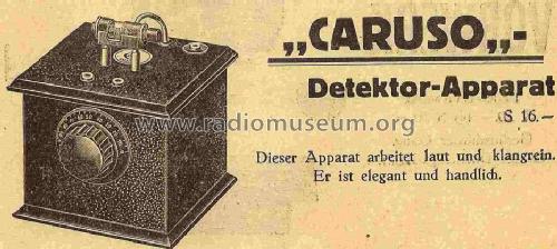 Caruso-Detektor-Apparat ; Silur Ges.m.b.H; (ID = 828208) Detektor