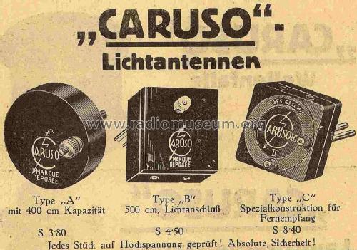 Caruso - Lichtantenne Type C; Silur Ges.m.b.H; (ID = 825647) Radio part