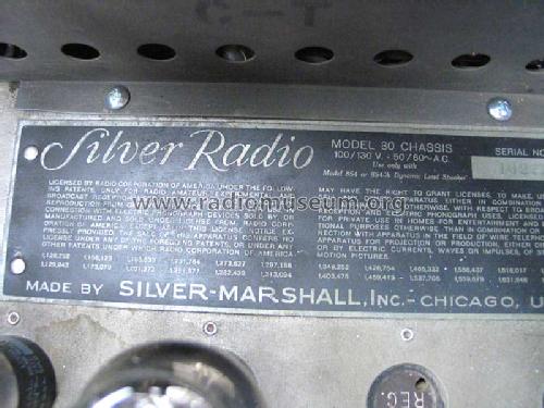 30 ; Silver - Marshall; (ID = 790636) Radio