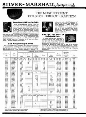 August 1928 Silver-Marshall General Catalog ; Silver - Marshall; (ID = 1111262) Paper
