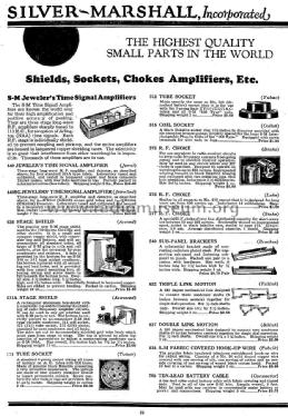 August 1928 Silver-Marshall General Catalog ; Silver - Marshall; (ID = 1111269) Paper