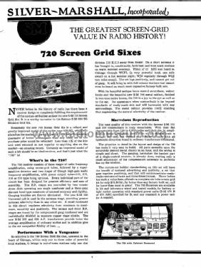 Screen Grid Six SM-720; Silver - Marshall; (ID = 1110925) Kit