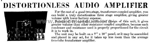 Silver Distortionless Audio Amplifier ; Silver - Marshall; (ID = 1102615) Bausatz