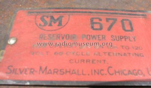 SM-670 B ; Silver - Marshall; (ID = 1647060) Power-S