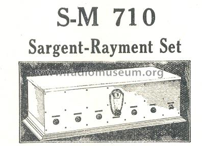 SM-710 ; Silver - Marshall; (ID = 244354) Radio