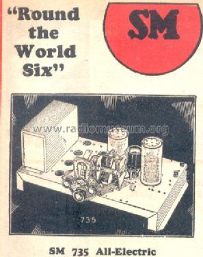 SM-735 AC Round the World Six ; Silver - Marshall; (ID = 251834) Radio