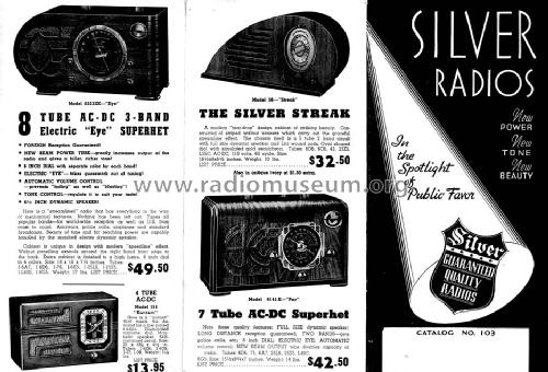 56 Streak ; Silver Mfg. Co.; (ID = 1354340) Radio