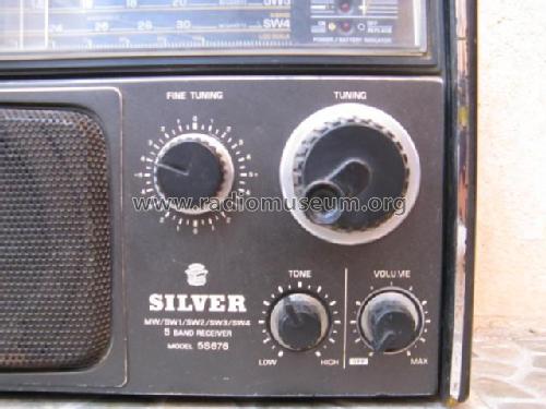 5 Band Receiver 5S676; Silver Brand - Shin- (ID = 2125650) Radio