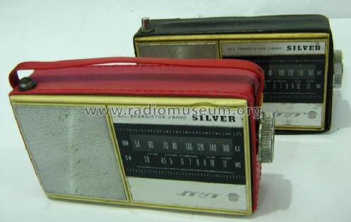 All-Transistor 2 Band MW/SW 8S-40; Silver Brand - Shin- (ID = 1339240) Radio