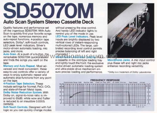 Auto Scan System Stereo Cassette Deck SD5070M; Silver Brand - Shin- (ID = 2447372) Ton-Bild