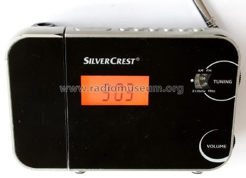 Silvercrest Projection Clock Radio SPUV 90 A1; SilverCrest / Silver (ID = 3005012) Radio