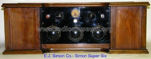 Simon Super Six ; Simon Company, Emil (ID = 1136431) Radio