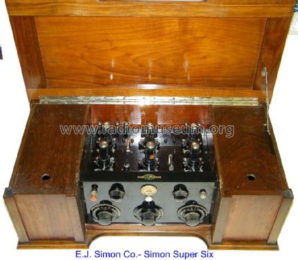 Simon Super Six ; Simon Company, Emil (ID = 1136432) Radio