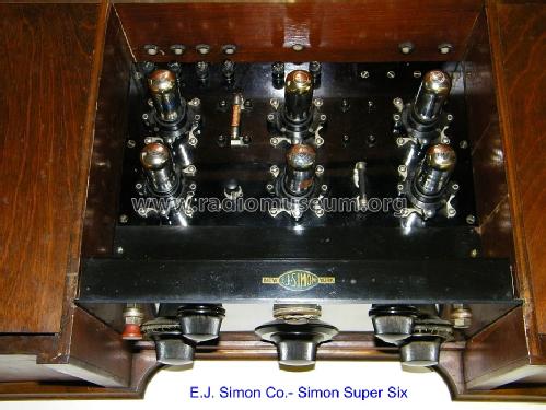 Simon Super Six ; Simon Company, Emil (ID = 1136435) Radio