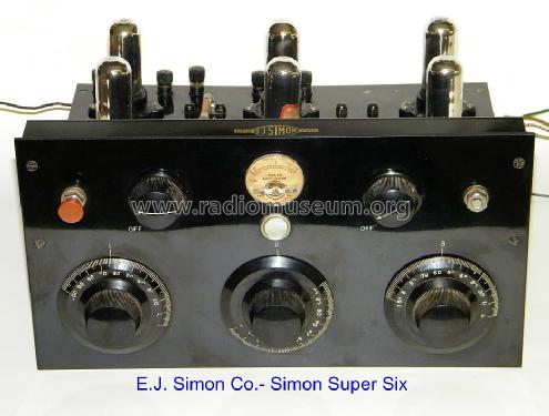 Simon Super Six ; Simon Company, Emil (ID = 1136437) Radio