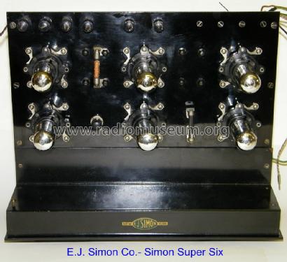 Simon Super Six ; Simon Company, Emil (ID = 1136439) Radio