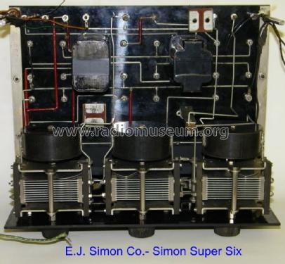 Simon Super Six ; Simon Company, Emil (ID = 1136440) Radio