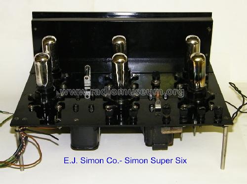 Simon Super Six ; Simon Company, Emil (ID = 1136441) Radio