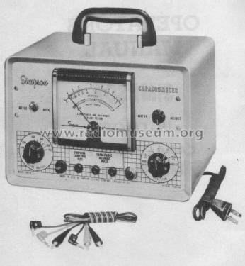 Capacohmeter - In-circuit Capacitor Leakage Tester 383A; Simpson Electric Co. (ID = 218552) Ausrüstung