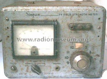 Field Strength Meter 480; Simpson Electric Co. (ID = 218376) Equipment