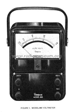 AC-DC Voltmeter 880 ; Simpson Electric Co. (ID = 1547704) Ausrüstung