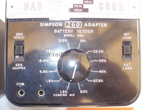 Battery Tester 260 Adapter 656; Simpson Electric Co. (ID = 1266763) Equipment