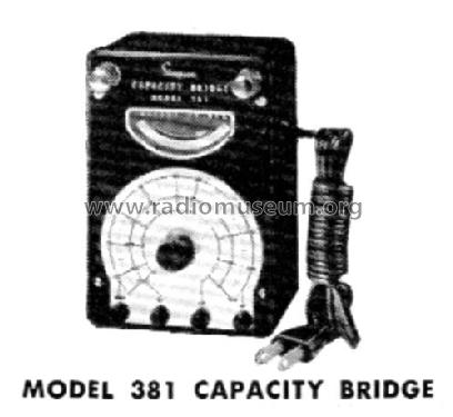 Capacity Bridge 381; Simpson Electric Co. (ID = 1545938) Ausrüstung