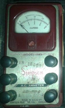 AC Ammeter 280; Simpson Electric Co. (ID = 1472698) Equipment