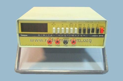 Digital Multimeter 464D; Simpson Electric Co. (ID = 1888525) Equipment