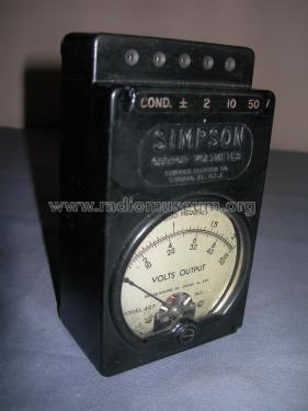 Output Voltmeter 427; Simpson Electric Co. (ID = 2434996) Equipment