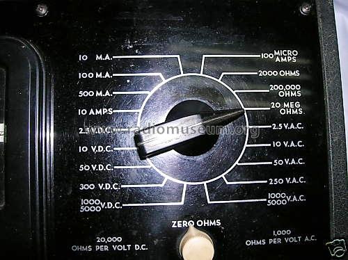 Roto Ranger AC-DC Volt-Ohm-Microammeter 221; Simpson Electric Co. (ID = 653048) Equipment