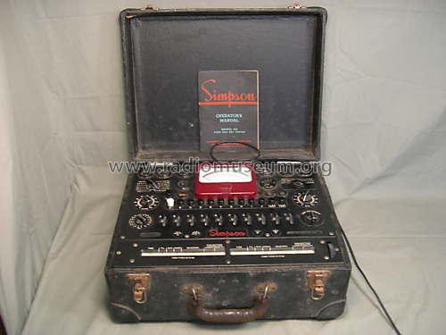 Tube and Set Tester 445; Simpson Electric Co. (ID = 647999) Equipment