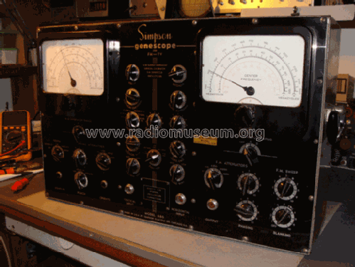TV-FM Genescope 480; Simpson Electric Co. (ID = 1222181) Equipment