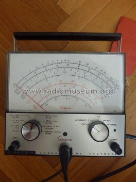 Vacuum Tube Volt-Ohmmeter 312; Simpson Electric Co. (ID = 1028111) Equipment