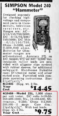Volt-Ohm-Milliammeter 235; Simpson Electric Co. (ID = 2848266) Ausrüstung