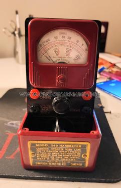 Volt-Ohm-Milliammeter 240; Simpson Electric Co. (ID = 3015904) Equipment