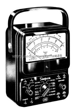 Volt-Ohm-Milliammeter 260 Series 5; Simpson Electric Co. (ID = 1325994) Equipment