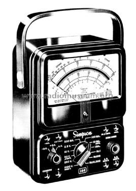Volt-Ohm-Milliammeter 260 Series 5M; Simpson Electric Co. (ID = 1325995) Equipment