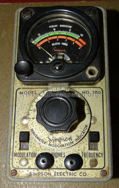 Wavemeter - Modulation Indicator 380 ; Simpson Electric Co. (ID = 2704826) Equipment
